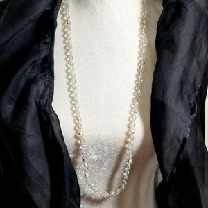 Long Vintage Czech Glass Necklace